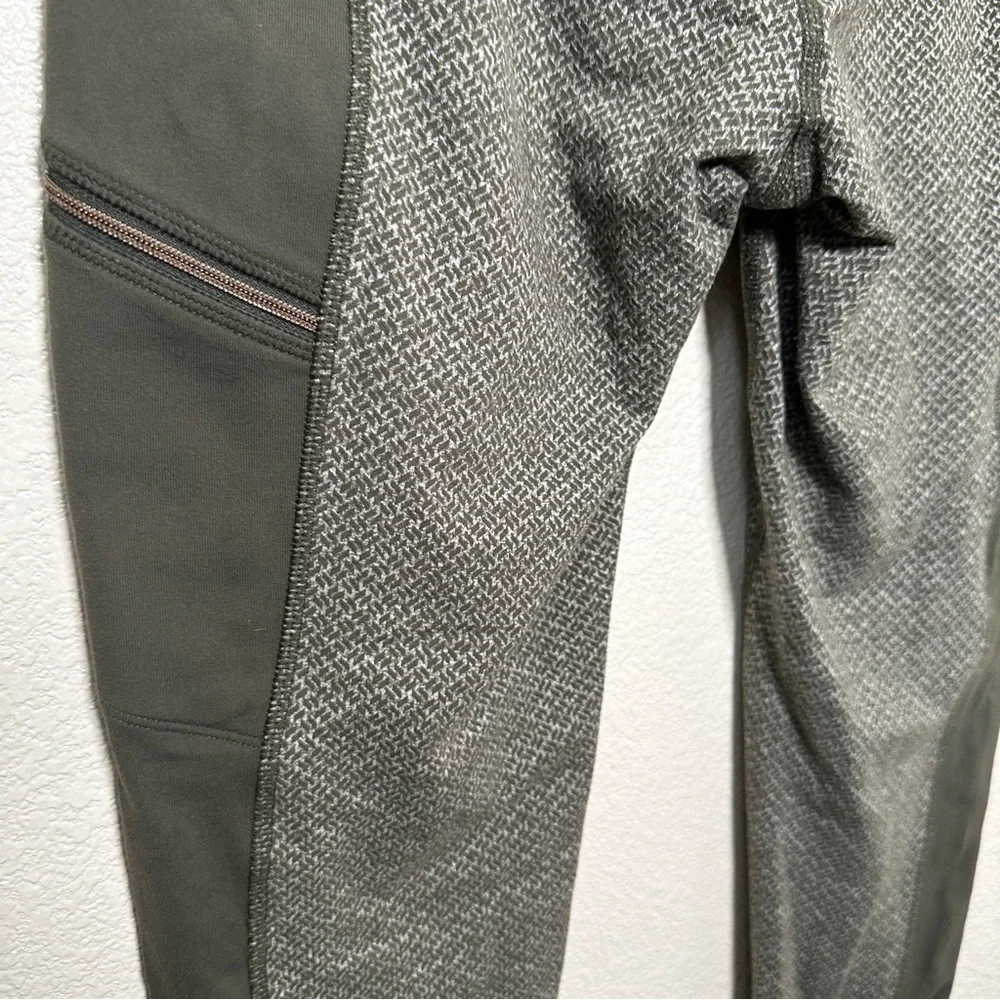 Athleta Criss Cross Drifter Tights Green Sz Small‎ - Picture 7 of 12